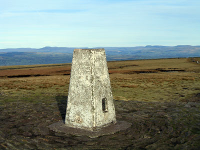 The Triangulation Point on Pendle Hill