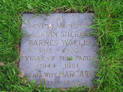 Memorial to Reverend Barnes Wallis