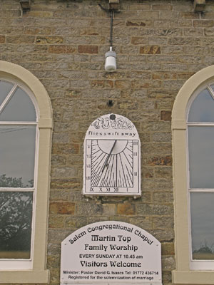 Sundial at Martin Top