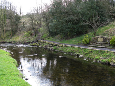 Bench on Pendle Water